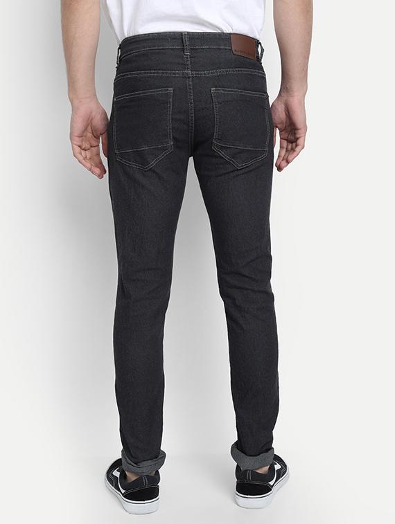 black plain denim jeans - 17572832 - Zoom Image - 3