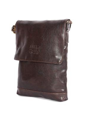 brown leatherette (pu) messenger bag - 17572905 - Standard Image - 4