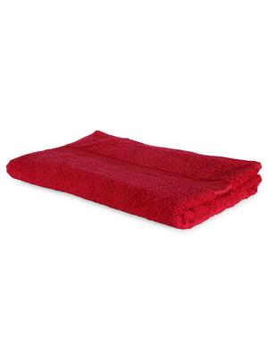 lorena 100% cotton super-soft terry towels -1pc bath towel (d`ross) solid-red - 17572915 - Standard Image - 2