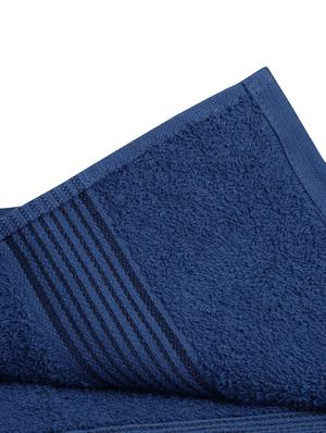lorena 100% cotton super-soft terry towels -1pc bath towel (d`ross) solid-navy blue - 17572916 - Standard Image - 3
