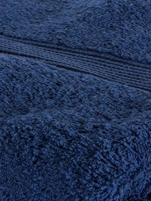 lorena 100% cotton super-soft terry towels -1pc bath towel (d`ross) solid-navy blue - 17572916 - Standard Image - 4