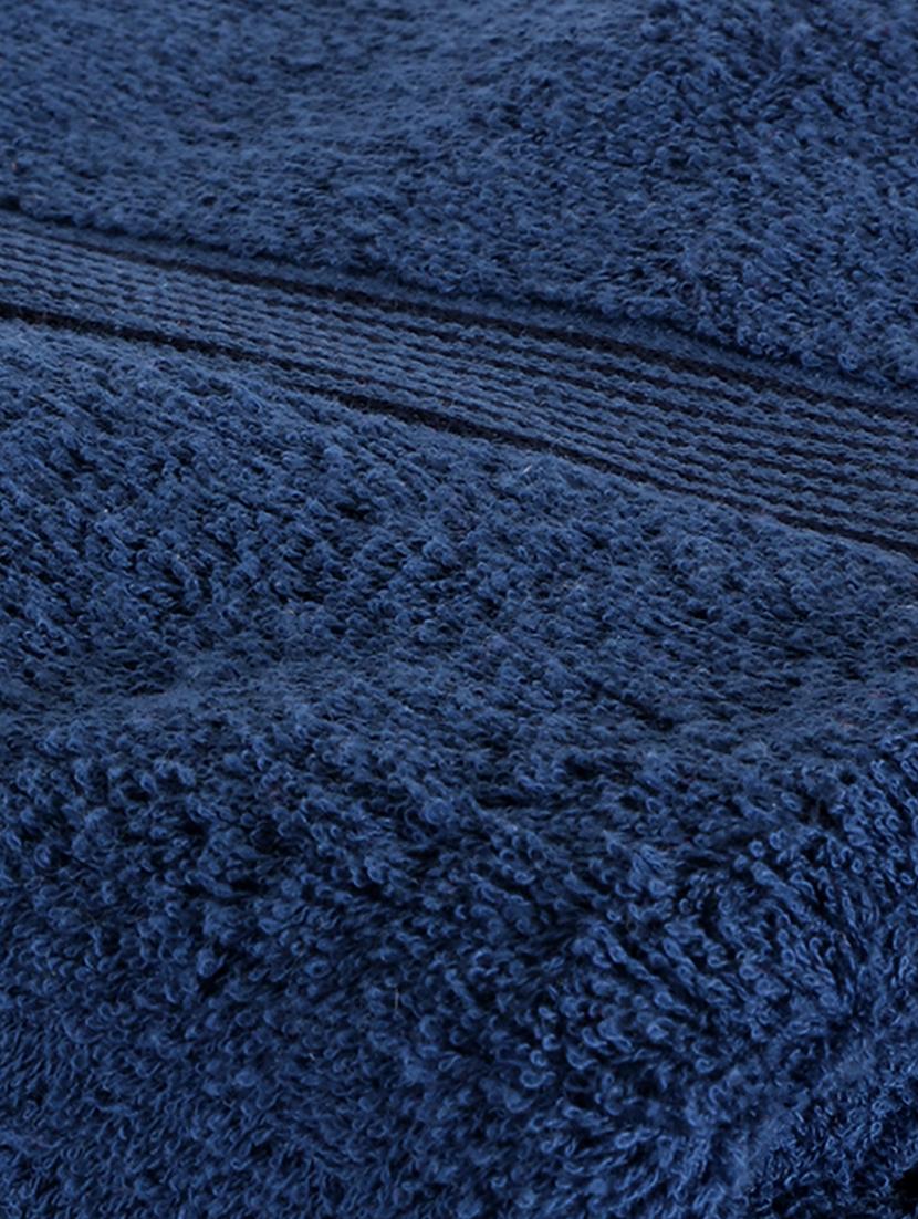 lorena 100% cotton super-soft terry towels -1pc bath towel (d`ross) solid-navy blue - 17572916 - Zoom Image - 4