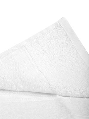 lorena 100% cotton super-soft terry towels -1pc bath towel (d`ross) solid-white - 17572920 - Standard Image - 3