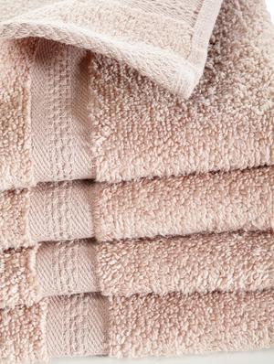 bianca zero-twist 100% cotton ultra-fluffy towels -4pc face towel (paradiso) solid-wheat - 17572946 - Standard Image - 2