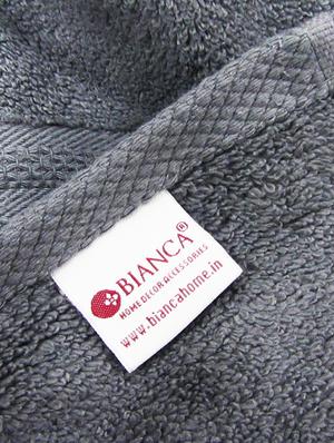 bianca zero-twist 100% cotton ultra-fluffy towels -4pc face towel (paradiso) solid-grey - 17572947 - Standard Image - 3
