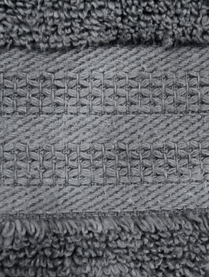 bianca zero-twist 100% cotton ultra-fluffy towels -4pc face towel (paradiso) solid-grey - 17572947 - Standard Image - 4