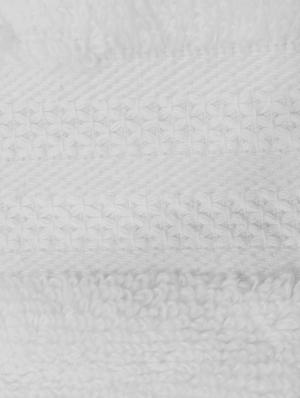 bianca zero-twist 100% cotton ultra-fluffy towels -4pc face towel (paradiso) solid-white - 17572948 - Standard Image - 4
