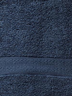 bianca zero-twist 100% cotton ultra-fluffy towels -2pc hand towel (paradiso) solid-navy - 17572950 - Standard Image - 4