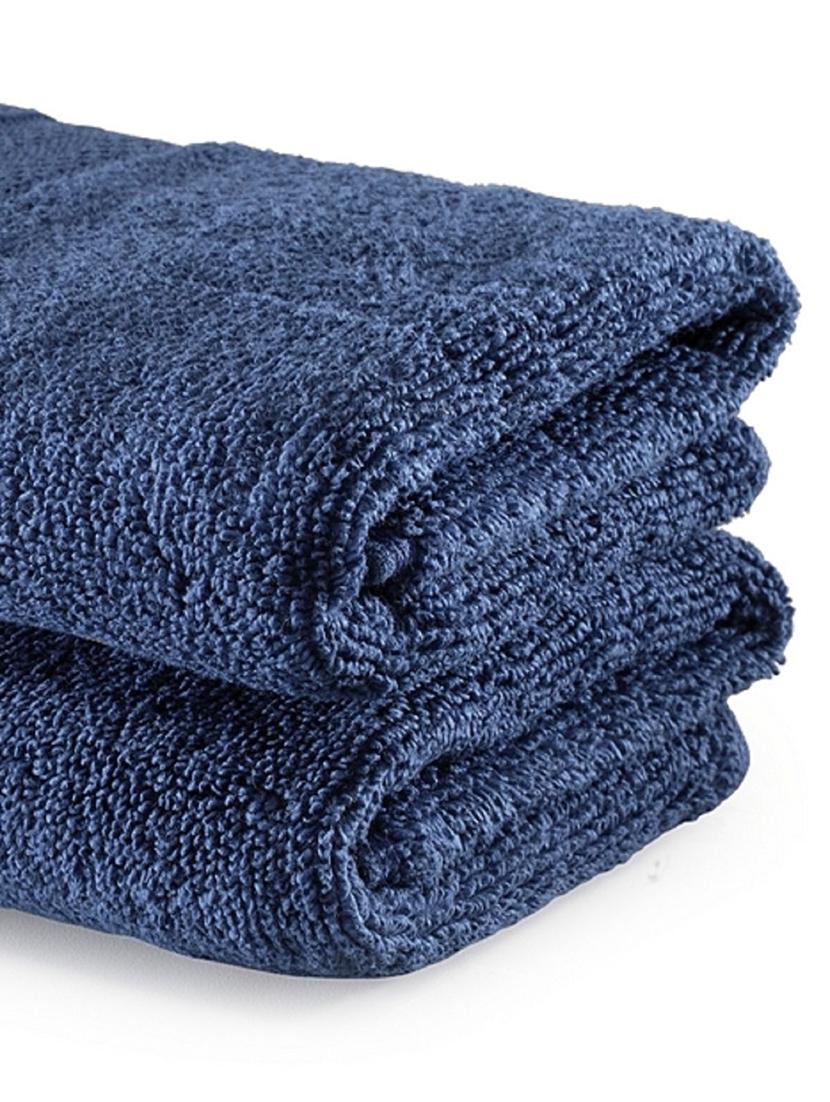 bianca zero-twist 100% cotton ultra-fluffy towels -2pc hand towel (paradiso) solid-navy - 17572950 - Zoom Image - 2