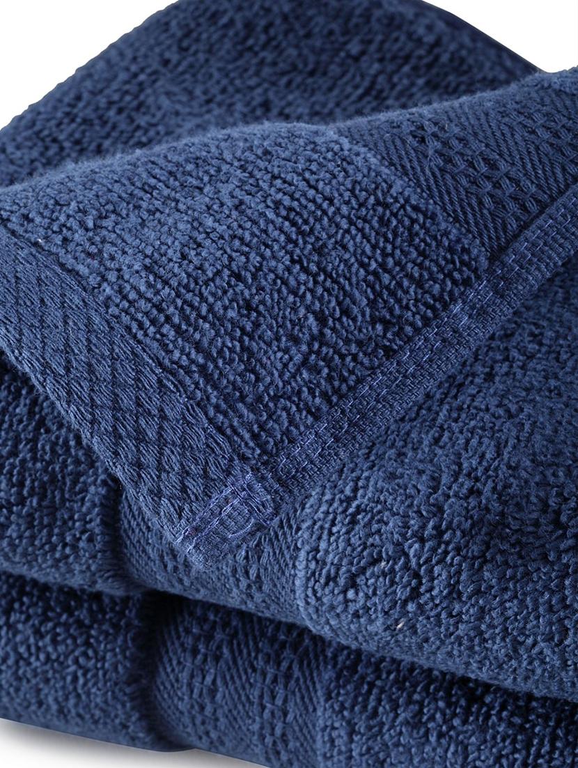 bianca zero-twist 100% cotton ultra-fluffy towels -2pc hand towel (paradiso) solid-navy - 17572950 - Zoom Image - 3