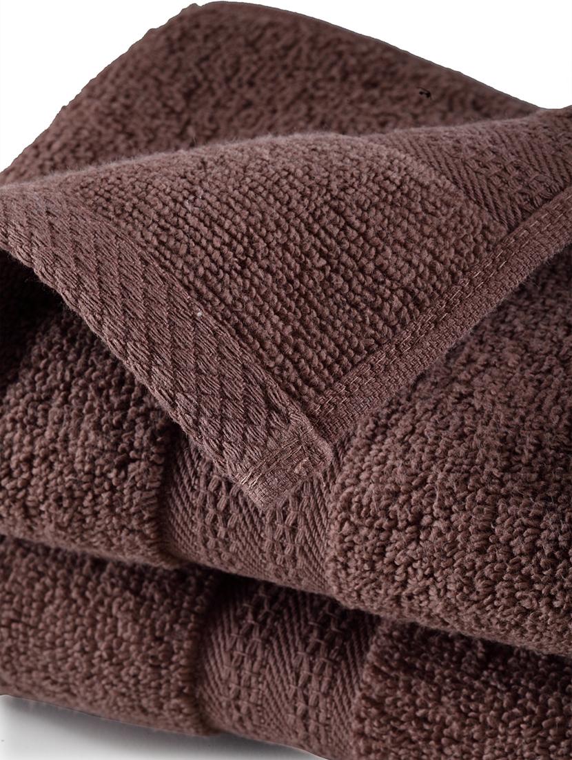 bianca zero-twist 100% cotton ultra-fluffy towels -2pc hand towel (paradiso) solid-chocolate - 17572951 - Zoom Image - 3