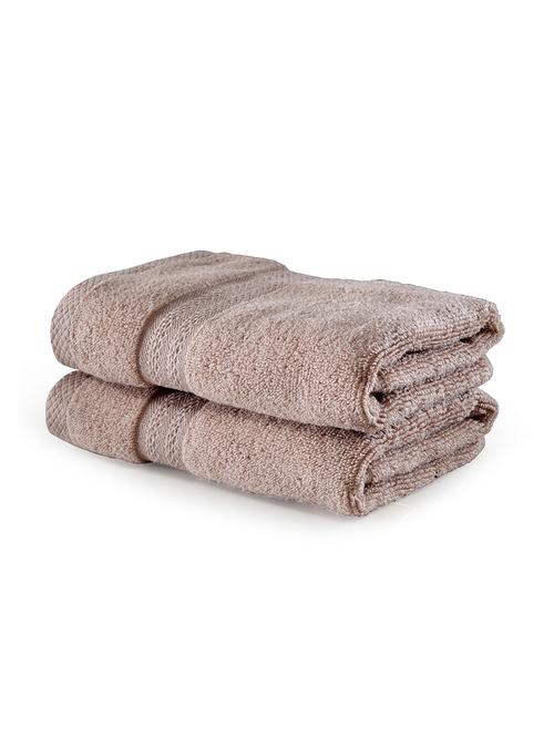 bianca zero-twist 100% cotton ultra-fluffy towels -2pc hand towel (paradiso) solid-wheat - 17572952 - Standard Image - 1