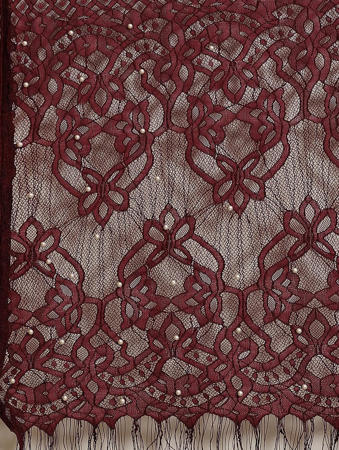 embellished net plain saree with blouse - 17573189 - Zoom Image - 4