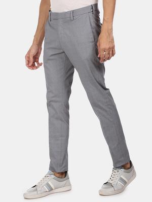 grey solid chinos - 17573205 - Standard Image - 2