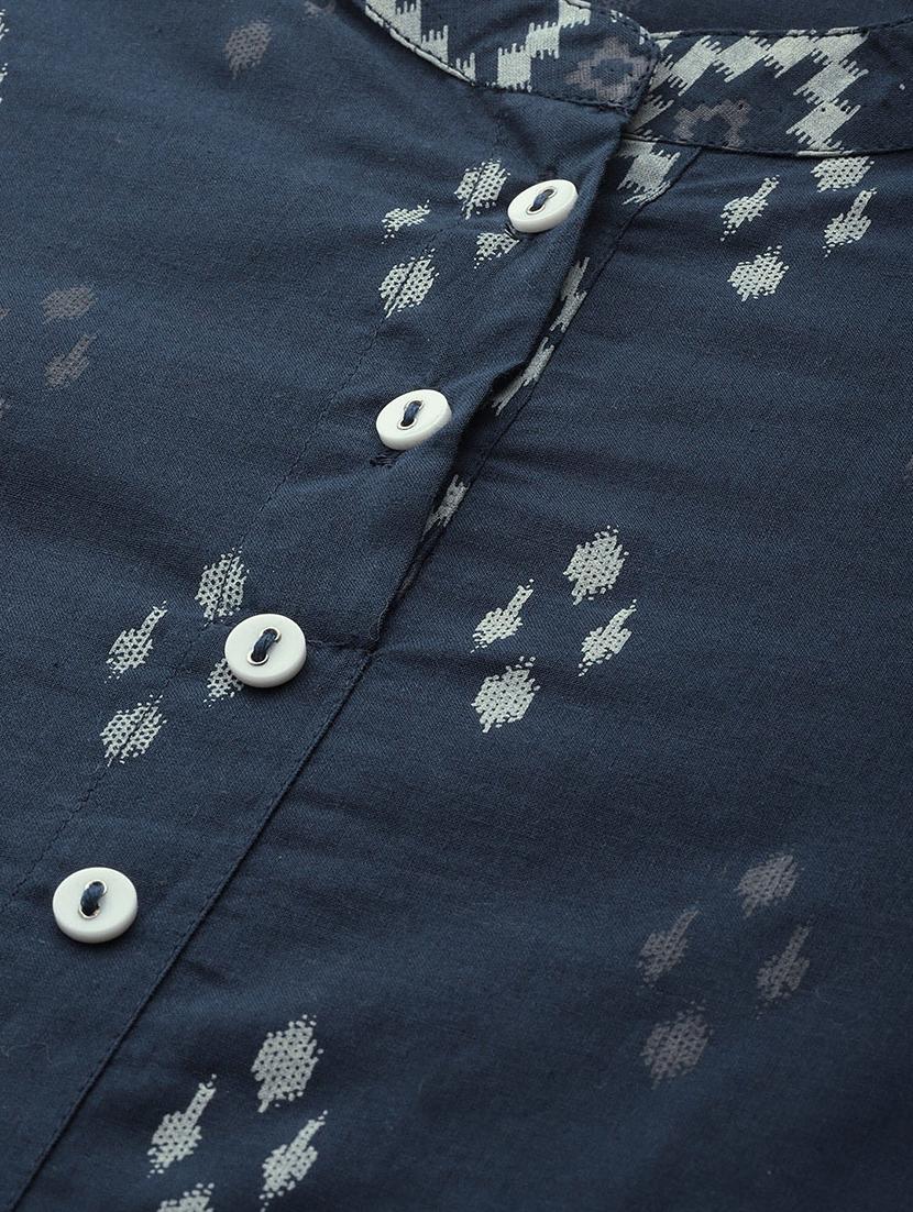 printed a-line kurta - 17573634 - Zoom Image - 5