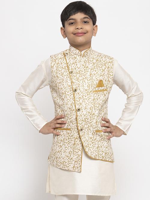 white party wear kurta set - 17573639 - Standard Image - 1