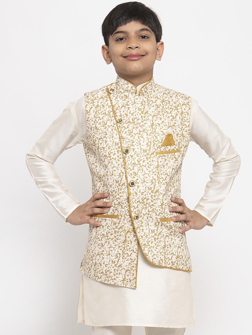 white party wear kurta set - 17573639 - Zoom Image - 1