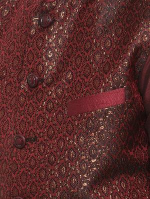 festive wear kurta set with nehru jacket - 17573668 - Standard Image - 5