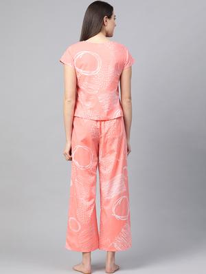 printed pyjama set nightwear set - 17573724 - Standard Image - 3