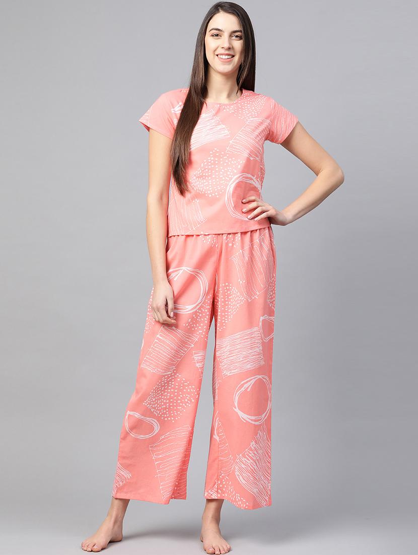 printed pyjama set nightwear set - 17573724 - Zoom Image - 1