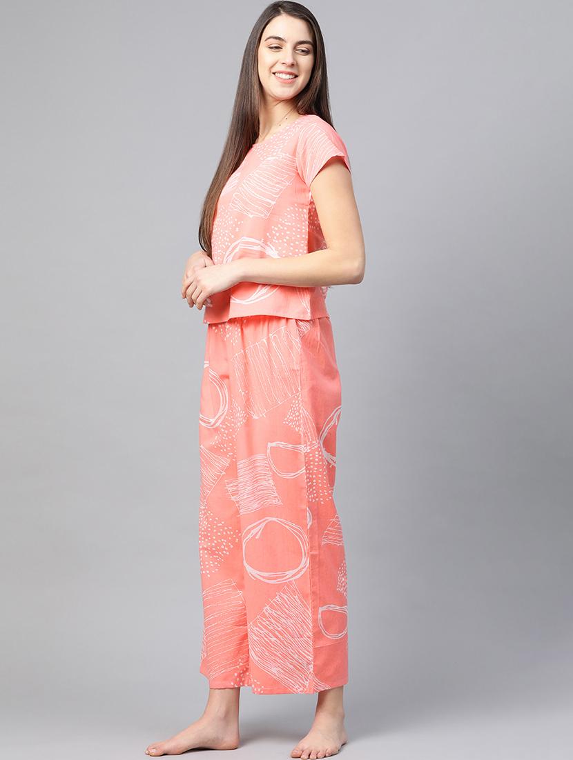 printed pyjama set nightwear set - 17573724 - Zoom Image - 2