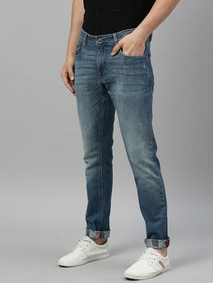 blue light washed denim jeans - 17574321 - Standard Image - 2