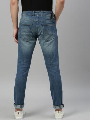 blue light washed denim jeans - 17574321 - Standard Image - 3