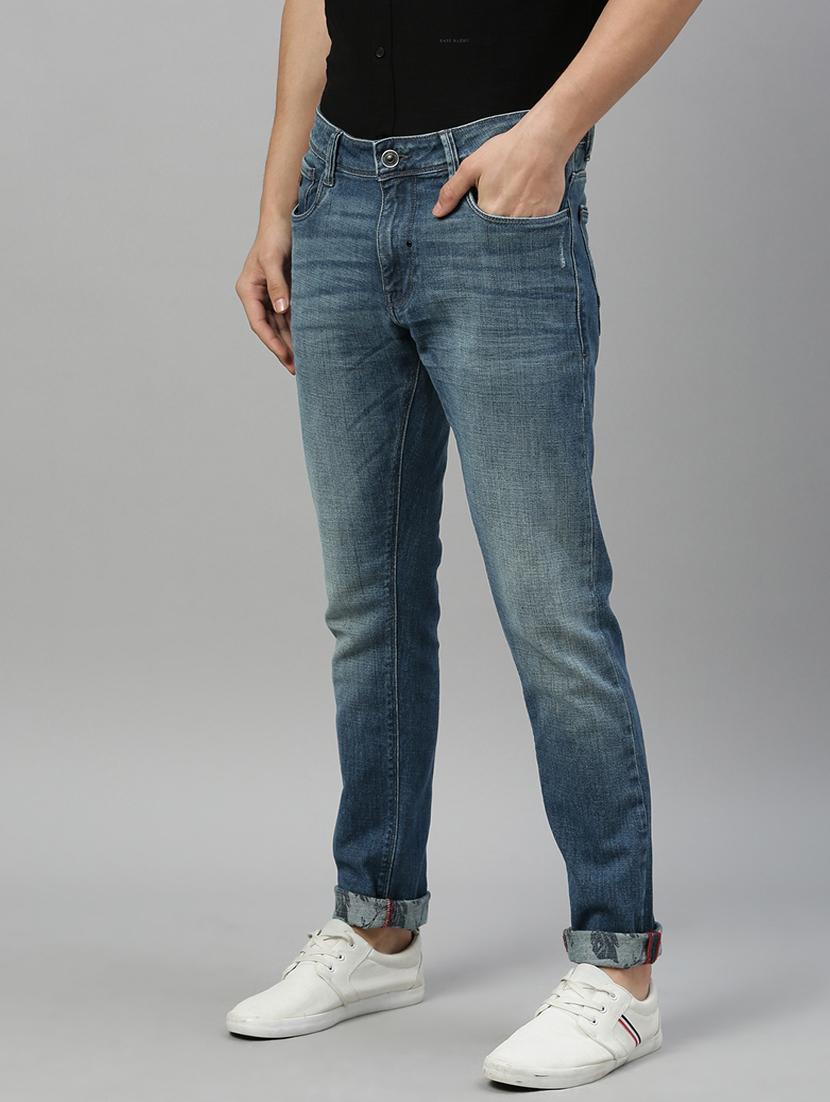 blue light washed denim jeans - 17574321 - Zoom Image - 2