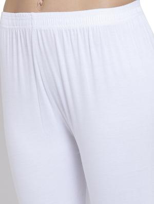 white solid legging - 17574401 - Standard Image - 5