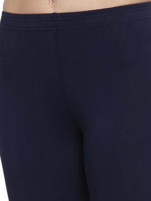 navy blue solid legging - 17574402 - Standard Image - 5