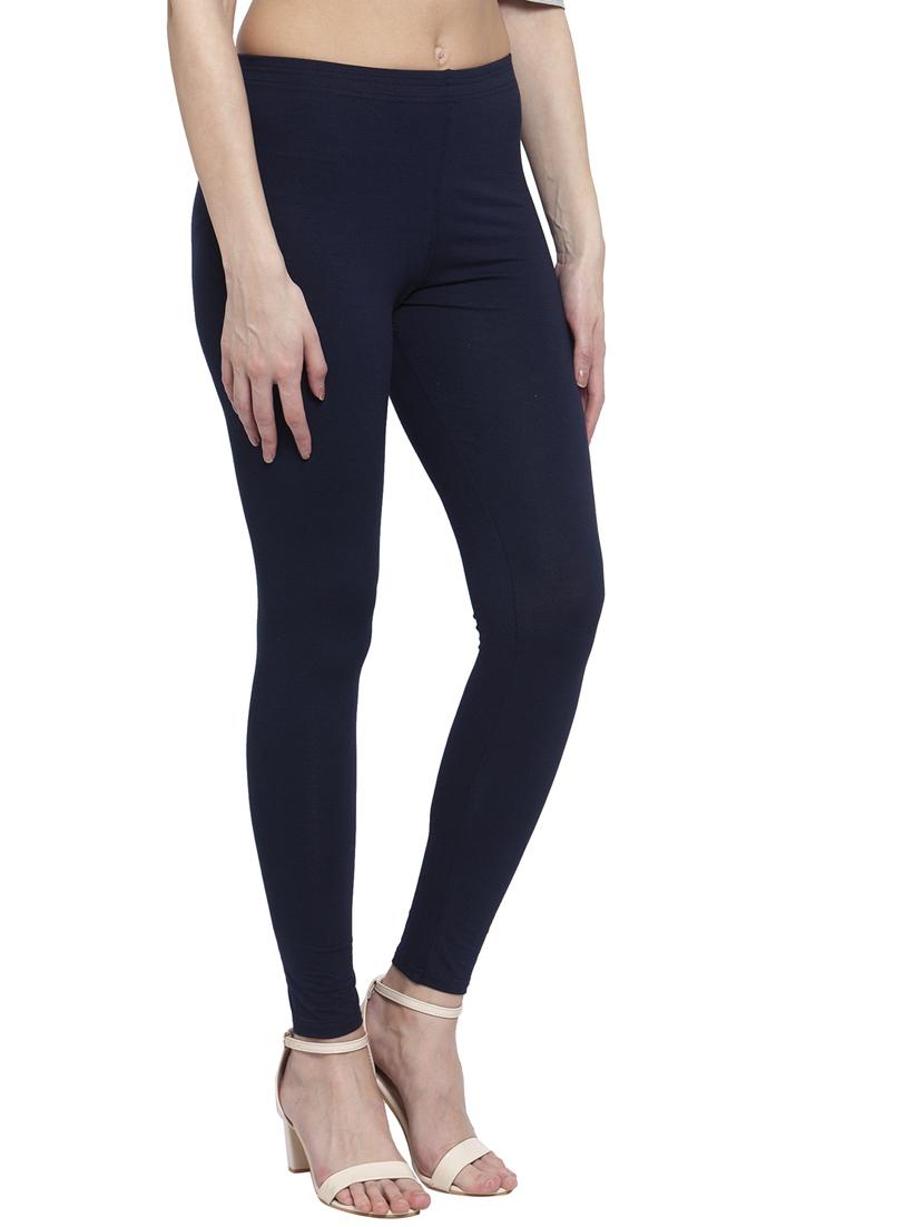navy blue solid legging - 17574402 - Zoom Image - 2
