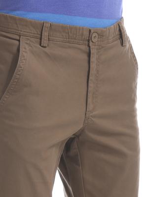 brown solid chinos - 17574486 - Standard Image - 5
