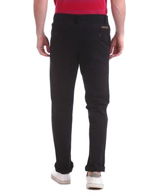black solid chinos - 17574488 - Standard Image - 3