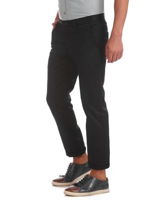 black solid chinos - 17574496 - Standard Image - 2