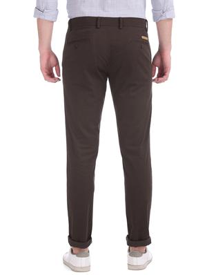 brown solid chinos - 17574506 - Standard Image - 3