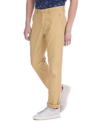 yellow solid chinos - 17574509 - Standard Image - 2