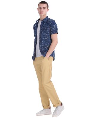 yellow solid chinos - 17574509 - Standard Image - 4