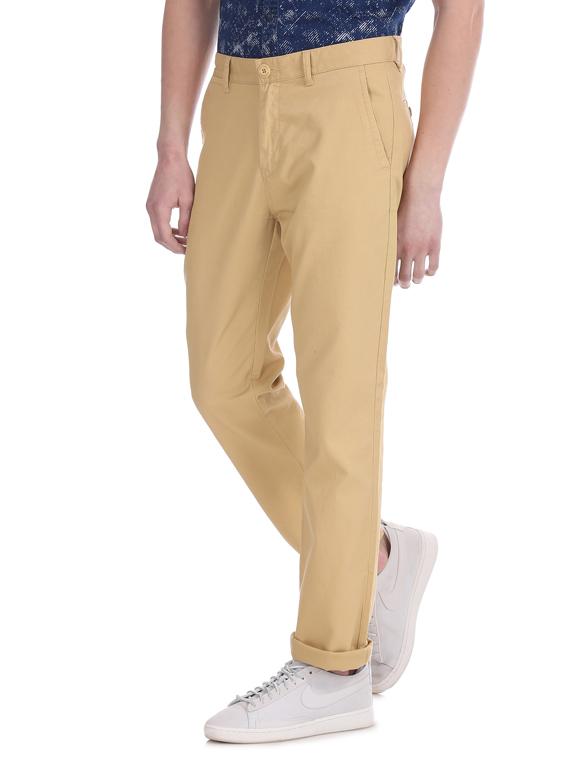 yellow solid chinos - 17574509 - Zoom Image - 2