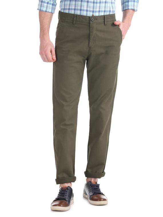olive green chinos - 17574510 - Zoom Image - 1
