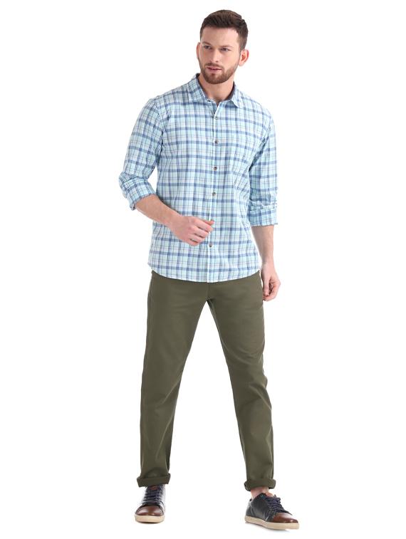 olive green chinos - 17574510 - Zoom Image - 4