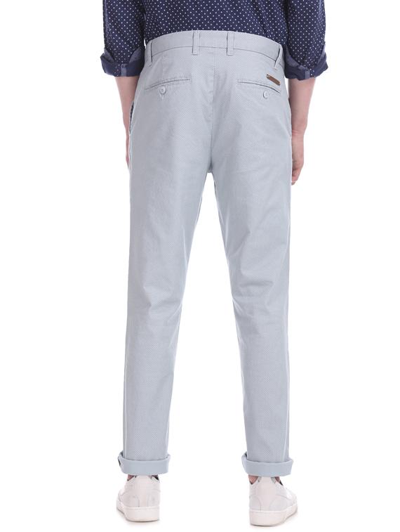 grey textured chinos - 17574518 - Zoom Image - 3