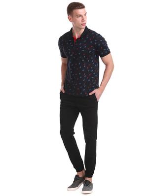black solid joggers - 17574530 - Standard Image - 4