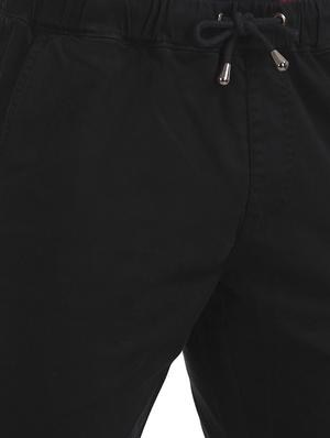black solid joggers - 17574530 - Standard Image - 5
