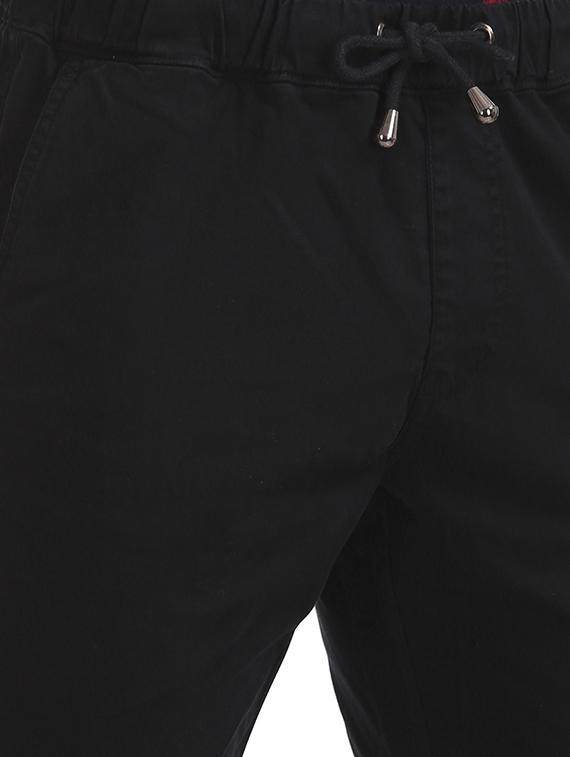 black solid joggers - 17574530 - Zoom Image - 5