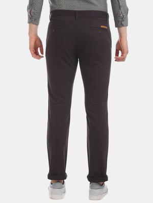brown solid chinos - 17574550 - Standard Image - 3