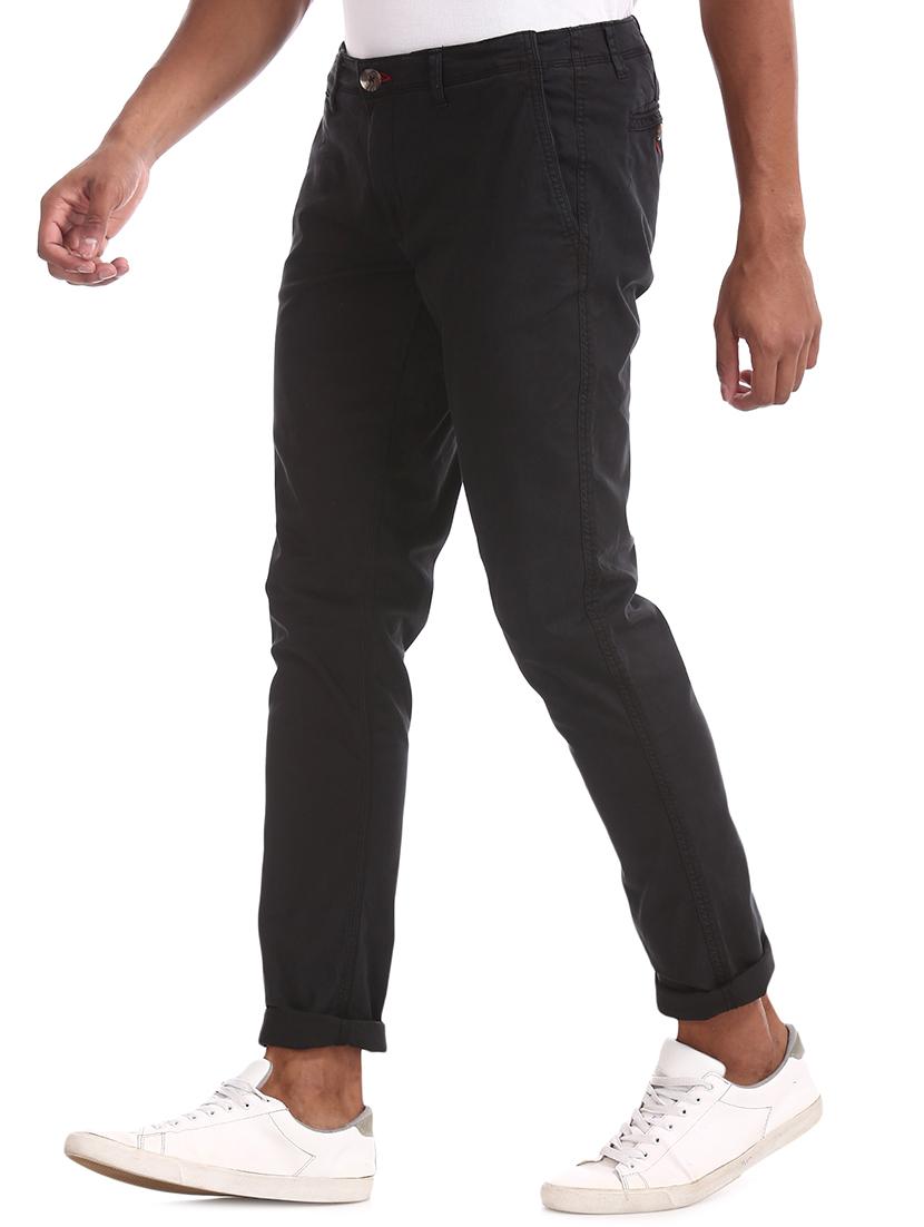 black solid chinos - 17574554 - Zoom Image - 2