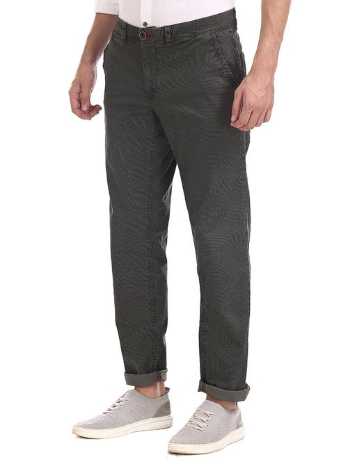 grey textured chinos - 17574560 - Standard Image - 1