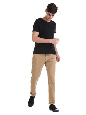 brown solid chinos - 17574578 - Standard Image - 4