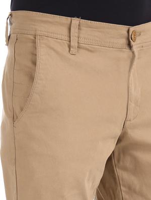 brown solid chinos - 17574578 - Standard Image - 5