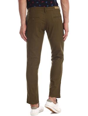 brown solid chinos - 17574586 - Standard Image - 3